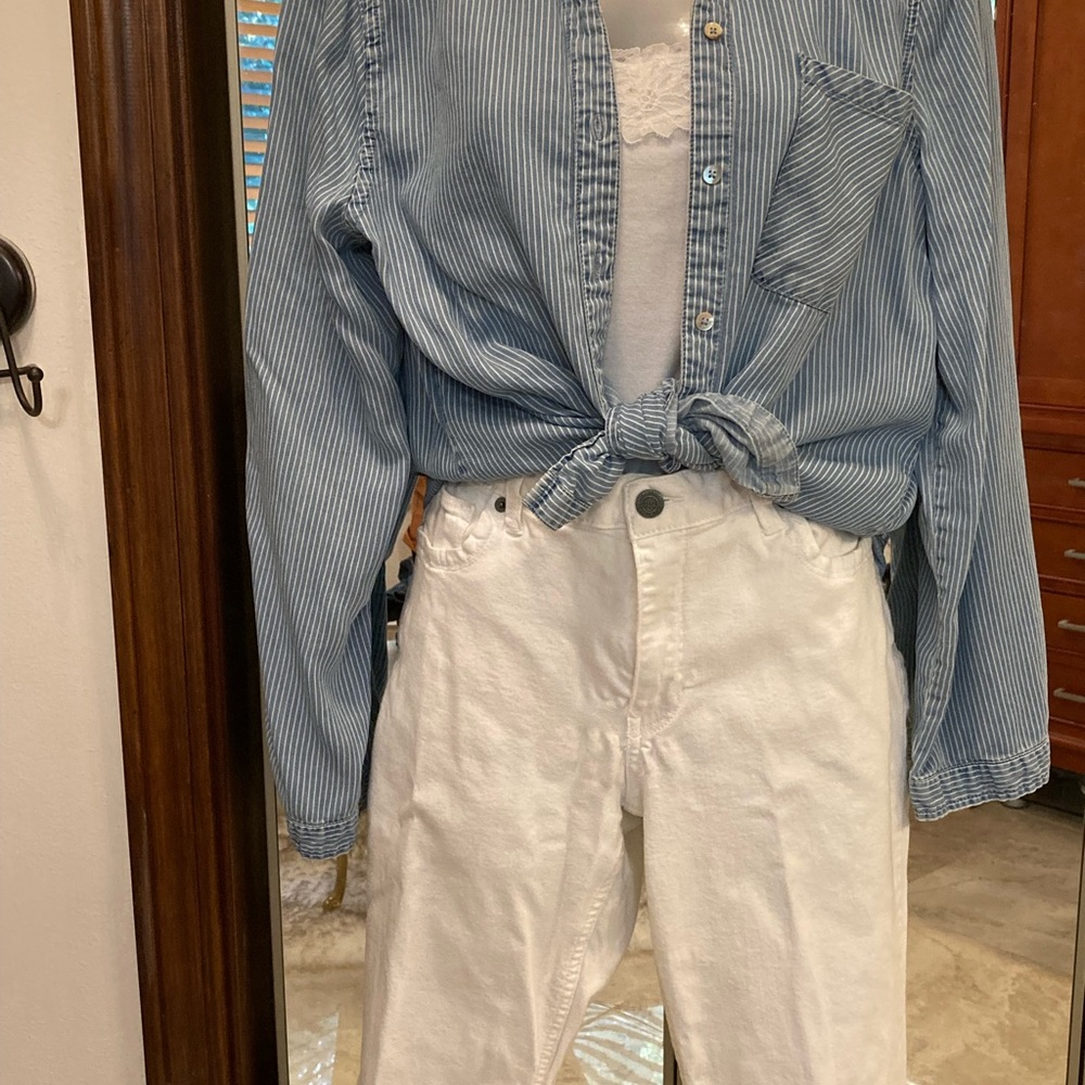 Kenneth Cole Reaction - Boyfriend white jeans